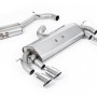 VW Golf R MK7 2.0 TSI (76.2mm systems) - Resonated RACE (Quieter) Cat-Back Exhaust System with Polished Oval Tips - Polished Ovals