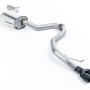 VW Jetta MK6 GLI 2.0T TSI - Resonated (Quieter) Cat-Back Exhaust System with Twin Cerakote Black Tips - Cerakote Black