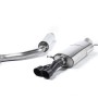 Resonated (Quieter) Cat-Back Exhaust System with Twin Cerakote Black Tips - Cerakote Black