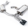 VW Golf Mk5 GTi Edition 30 2.0T - Resonated (Quieter) Cat-Back Exhaust System with Cerakote Black Tips - Cerakote Black