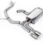 VW Golf Mk5 GTi Edition 30 2.0T - Non-Resonated (Louder) Cat-Back Exhaust System with Titanium Tips - Brushed Titanium