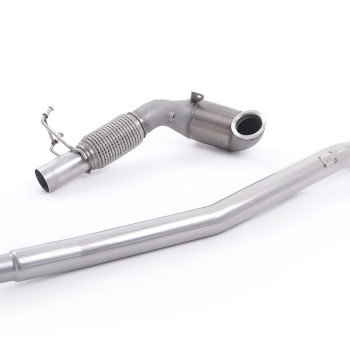 Large Bore Downpipe with Hi-Flow Sports Catalyst - For OE Cat-Back (Audi/Seat/VW) - OE Cat-Back