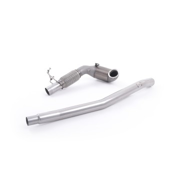 Stainless Steel Cast Downpipe with Race Cat - For OE Cat-Back (Audi/Seat/VW) - OE Cat-Back