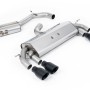 VW Golf R MK7 2.0 TSI (76.2mm systems) - Resonated RACE (Quieter) Cat-Back Exhaust System - Cerakote Black