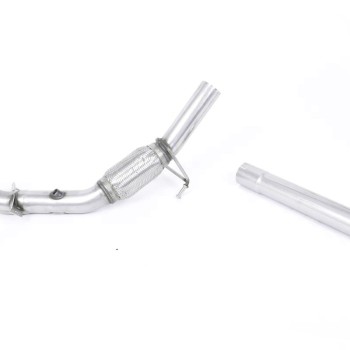 Seat Ibiza Cupra 1.8 TFSI & VW Polo GTI 1.8 TSI - Large Bore Downpipe with Catalyst Delete (For Milltek Cat-Back) - Milltek Cat-Back