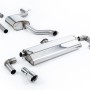 VW Golf MK7.5 1.5TSI Evo GT & R-Line - Resonated (Quieter) Cat-Back Exhaust System with Polished Trims (GTI Style) - Polished