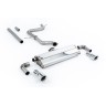 VW Golf MK7.5 1.5TSI Evo GT & R-Line - Non-Resonated (Louder) Cat-Back Exhaust System with Polished Trims (GTI Style) - Polished