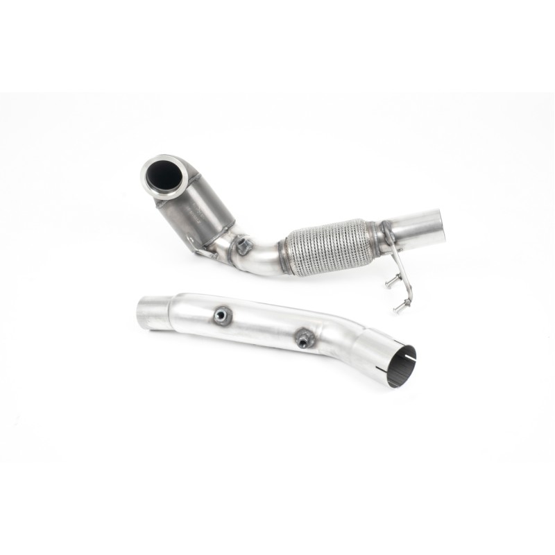 Volkswagen Golf MK7.5 GTi (TCR & Performance Pack Models - GPF/OPF Equipped Models Only) 2019 2020 GPF/OPF Bypass Cast Downpipe with 200 Cell Race Cat with GPF/OPF Bypass - Fits to OE Cat Back Only (Requires Stage 2 ECU Remap)