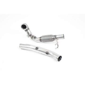 Volkswagen Golf MK7.5 GTi (TCR & Performance Pack Models - GPF/OPF Equipped Models Only) 2019 2020 GPF/OPF Bypass Cast Downpipe with Decat and GPF/OPF Bypass - Fits to Milltek Sport Cat Back Only (Requires Stage 2 ECU Remap)