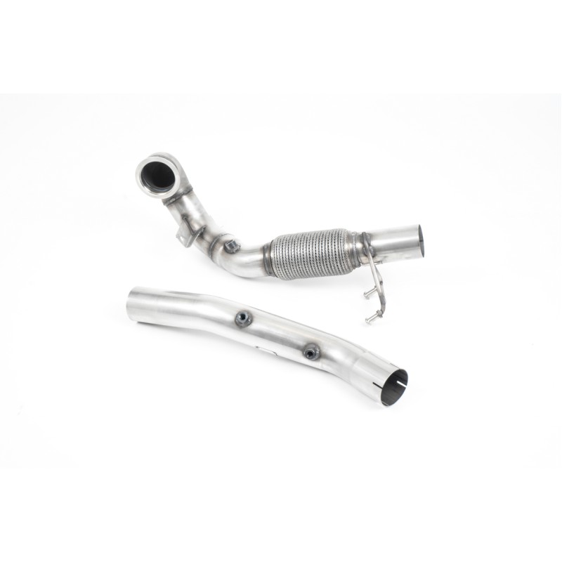Volkswagen Golf MK7.5 GTi (TCR & Performance Pack Models - GPF/OPF Equipped Models Only) 2019 2020 GPF/OPF Bypass Cast Downpipe with Decat and GPF/OPF Bypass - Fits to Milltek Sport Cat Back Only (Requires Stage 2 ECU Remap)