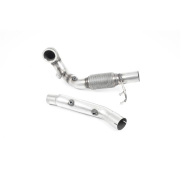 Volkswagen Golf MK7.5 GTi (TCR & Performance Pack Models - GPF/OPF Equipped Models Only) 2019 2020 GPF/OPF Bypass Cast Downpipe with Decat and GPF/OPF Bypass - Fits to OE Cat Back Only (Requires Stage 2 ECU Remap)