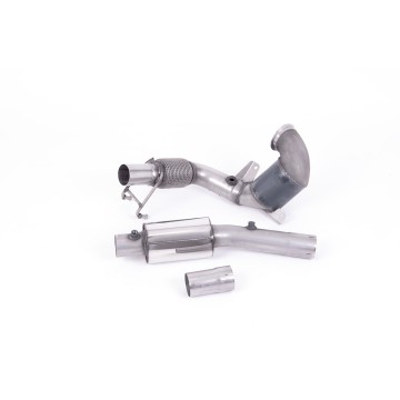 Audi A1 40TFSI 5 Door 2.0 (200PS) with OPF/GPF 2019 2023 Hi-Flow Sports Cat and Downpipe Resonated - Fits to Milltek Sport Cat Back includes OPF/GPF Bypass - Required Stage 2 ECU Software