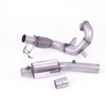 Volkswagen Polo GTI 2.0 TSI (AW 5 Door) - GPF/OPF Models Only 2019 2023 Large-bore Downpipe and De-cat Resonated Fits to OE Cat Back includes OPF/GPF Bypass - Required Stage 2 ECU Software
