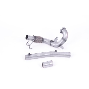 Audi A1 40TFSI 5 Door 2.0 (200PS) with OPF/GPF 2019 2023 Large-bore Downpipe and De-cat Non-Resonated Fits to Milltek Sport Cat Back includes OPF/GPF Bypass - Required Stage 2 ECU Software