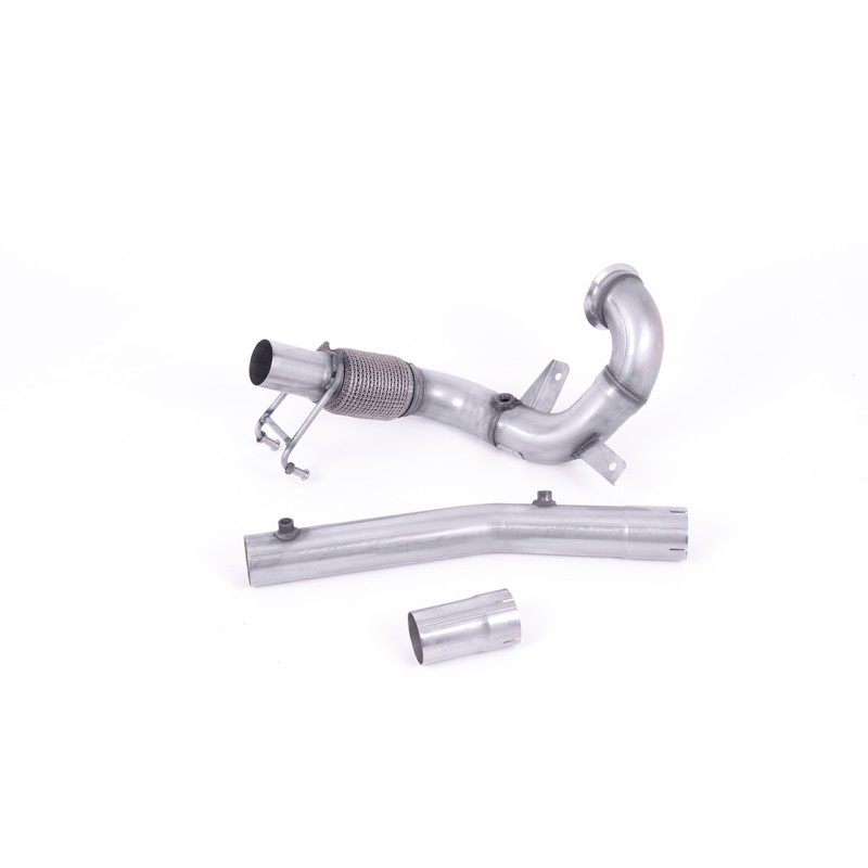 Audi A1 40TFSI 5 Door 2.0 (200PS) with OPF/GPF 2019 2023 Large-bore Downpipe and De-cat Non-Resonated Fits to Milltek Sport Cat Back includes OPF/GPF Bypass - Required Stage 2 ECU Software