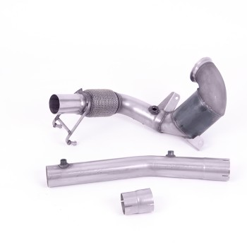 Volkswagen Polo GTI 2.0 TSI (AW 5 Door) - GPF/OPF Models Only 2019 2023 Hi-Flow Sports Cat and Downpipe Non-Resonated - Fits to OE Cat Back includes OPF/GPF Bypass - Required Stage 2 ECU Software