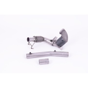 Audi A1 40TFSI 5 Door 2.0 (200PS) with OPF/GPF 2019 2023 Hi-Flow Sports Cat and Downpipe Non-Resonated - Fits to Milltek Sport Cat Back includes OPF/GPF Bypass - Required Stage 2 ECU Software