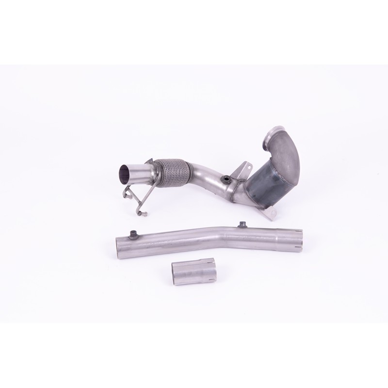 Audi A1 40TFSI 5 Door 2.0 (200PS) with OPF/GPF 2019 2023 Hi-Flow Sports Cat and Downpipe Non-Resonated - Fits to Milltek Sport Cat Back includes OPF/GPF Bypass - Required Stage 2 ECU Software