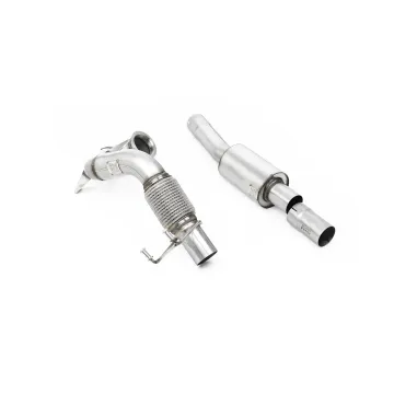 VW Polo GTI 2.0 TSI (AW - 5 Door/Non GPF Models) - Resonated Downpipe and Decat for Milltek Cat Back - Milltek Cat-Back