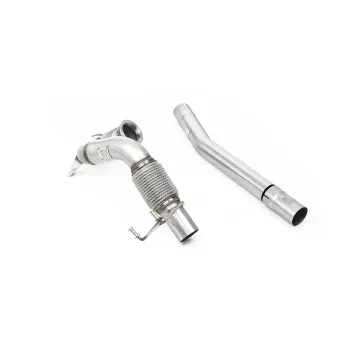 VW Polo GTI 2.0 TSI (AW - 5 Door/Non GPF Models) - Non-Resonated Downpipe and Decat for Milltek Cat Back - Milltek Cat-Back