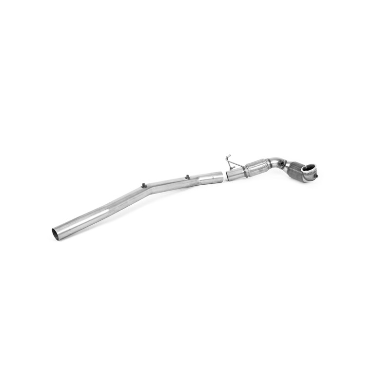 Audi S3 2.0TFSI Quattro Sportback 310PS 8Y (OPF/GPF Models Only) 2020 2023 Large Bore Downpipe and Hi-Flow Sports Cat 94mm / 3.7inch ID Turbo Outlet to 80mm / 3.15inch Downpipe with 200CPSI HJS Cat - Fits with Milltek OPF/GPF Back System Only