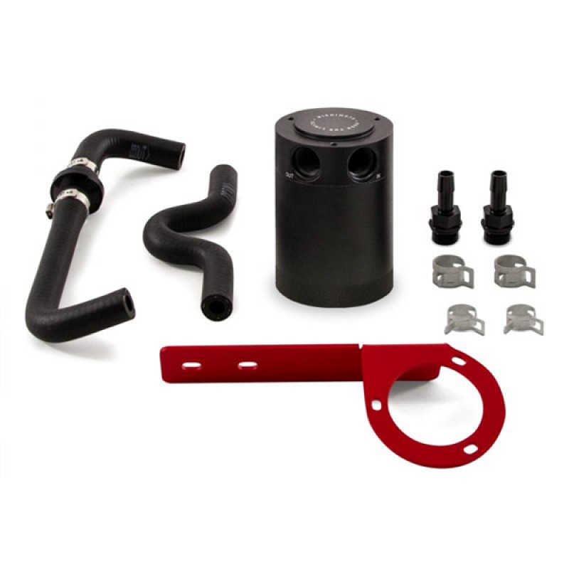 MISHIMOTO BAFFLED OIL CATCH CAN FOR HONDA CIVIC TYPE R FK8 - RED