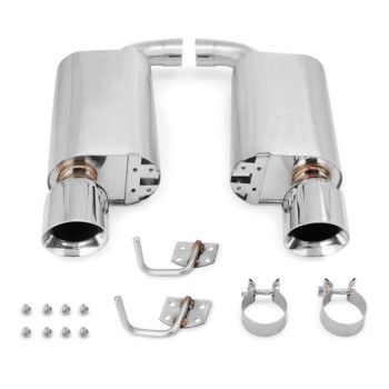 MISHIMTO STREET AXLEBACK EXHAUST FOR FORD MUSTANG GT 2015+ - POLISHED