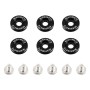 MISHIMOTO M6 x 1.0 FENDER WASHERS - BLACK - 20MM