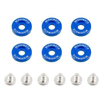 MISHIMOTO M6 x 1.0 FENDER WASHERS - BUE - 20MM