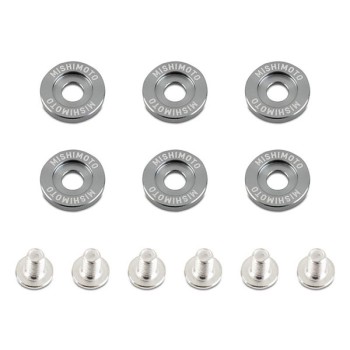 MISHIMOTO M6 x 1.0 FENDER WASHERS - GUNMETAL - 20MM