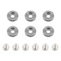 MISHIMOTO M6 x 1.0 FENDER WASHERS - GUNMETAL - 20MM