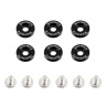 MISHIMOTO M6 x 1.0 FENDER WASHERS - BLACK - 16,7MM