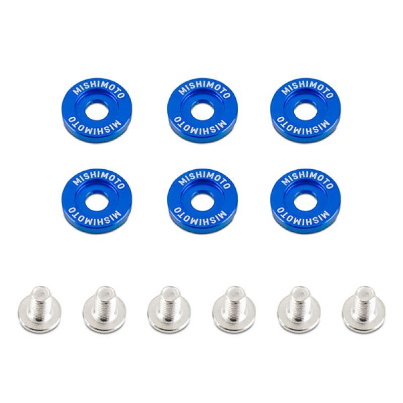 MISHIMOTO M6 x 1.0 FENDER WASHERS - BUE - 16,7MM
