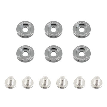 MISHIMOTO M6 x 1.0 FENDER WASHERS - GUNMETAL - 16,7MM