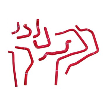 MISHIMOTO SILICONE ANCILLARY HOSE KIT FOR SUBARU WRX 2001β€“2005 - RED