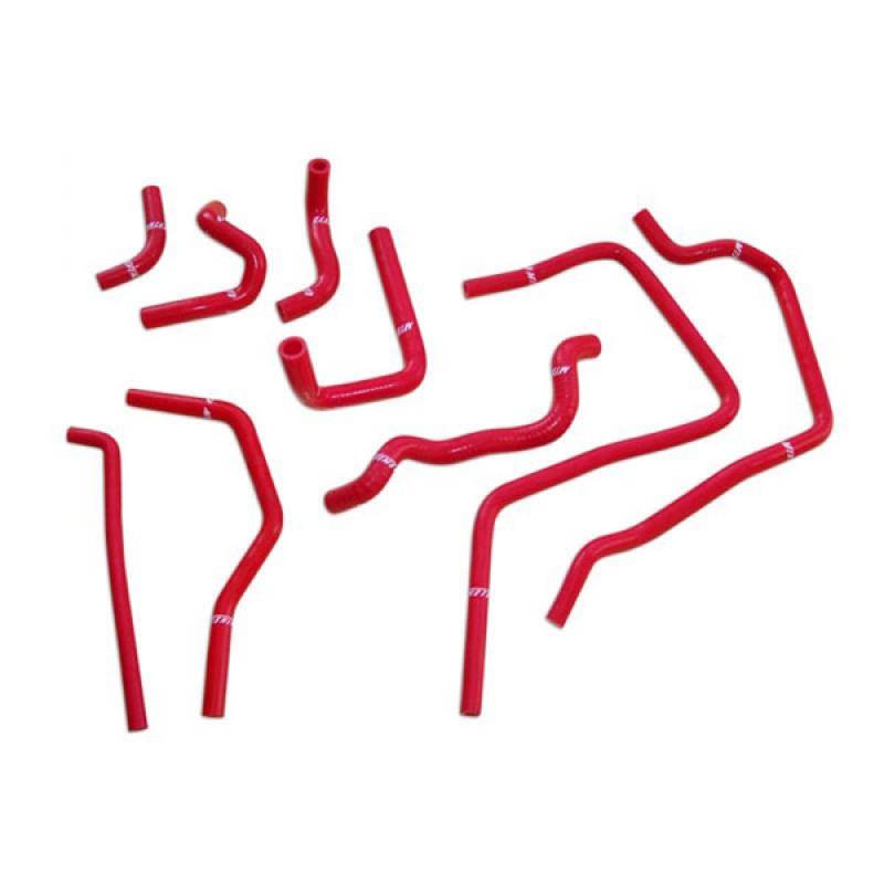 MISHIMOTO SILICONE ANCILLARY HOSE KIT FOR SUBARU WRX 2001β€“2005 - RED