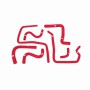 MISHIMOTO SILICONE ANCILLARY HOSES FOR SUBARU WRX / WRX STI, 2004-2007 - RED