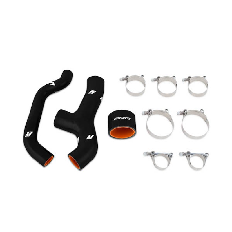 MISHIMOTO SILICONE INTERCOOLER HOSES FOR THE SUBARU WRX, 2006-2007 - BLACK