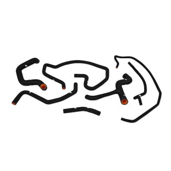 FORD FOCUS SVT SILICONE RADIATOR HOSE KIT, 2002-2004, BLACK