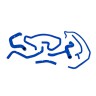 FORD FOCUS SVT SILICONE RADIATOR HOSE KIT, 2002-2004, BLUE