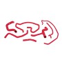 FORD FOCUS SVT SILICONE RADIATOR HOSE KIT, 2002-2004, RED
