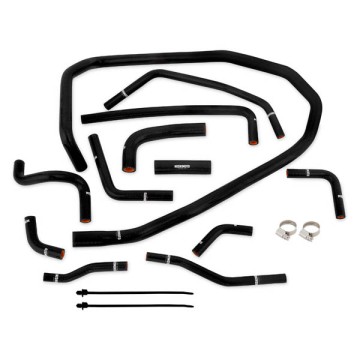 SUBARU WRX SILICONE ANCILLARY HOSE KIT, 2015-2021, BLACK