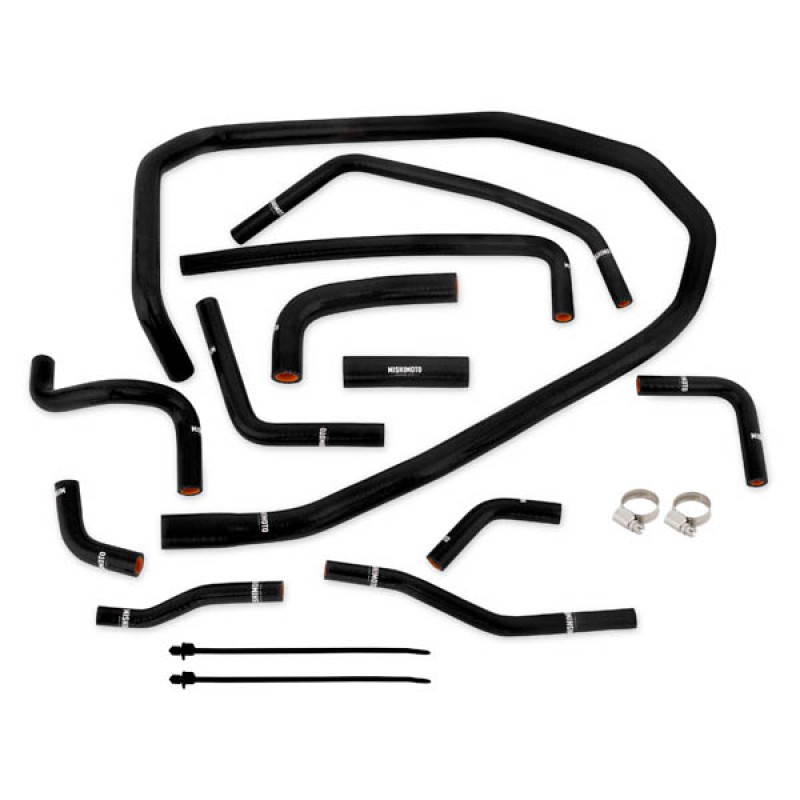 SUBARU WRX SILICONE ANCILLARY HOSE KIT, 2015-2021, BLACK