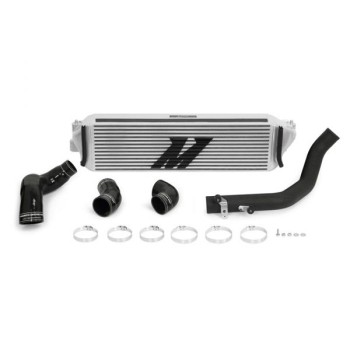 MISHIMOTO PERFORMANCE INTERCOOLER KIT FOR HONDA CIVIC TYPE R FK8 - SILVER CORE / BLACK PIPES