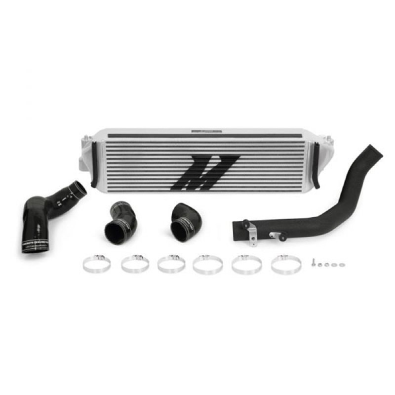MISHIMOTO PERFORMANCE INTERCOOLER KIT FOR HONDA CIVIC TYPE R FK8 - SILVER CORE / BLACK PIPES