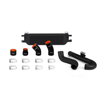 MISHIMOTO PERFORMANCE INTERCOOLER KIT FOR MUSTANG ECOBOOST - BLACK CORE / BLACK PIPES