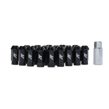 MISHIMOTO ALUMINIUM LOCKING LUG NUTS M12 X 1.25 - BLACK