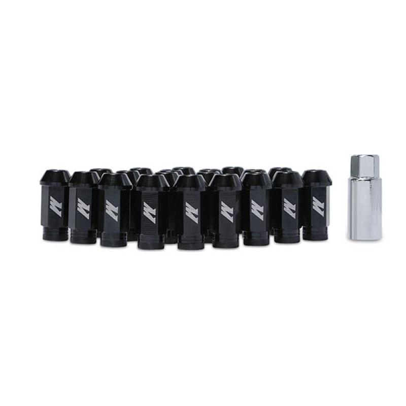 MISHIMOTO ALUMINIUM LOCKING LUG NUTS M12 X 1.25 - BLACK