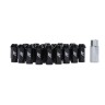 MISHIMOTO ALUMINIUM LOCKING LUG NUTS M12 X 1.25 - BLACK