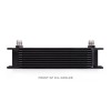 UNIVERSAL 10 ROW OIL COOLER, BLACK